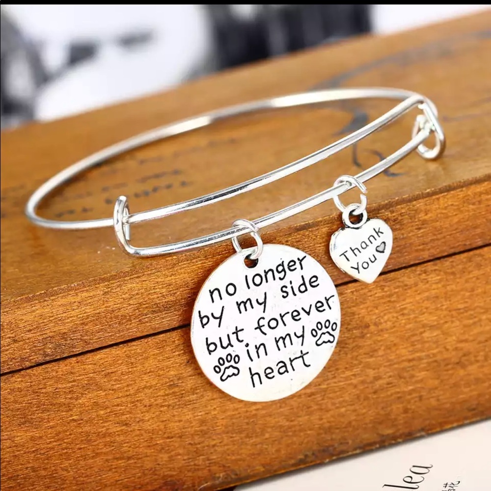 Brand New Pet Remembrance Bangle Bracelet